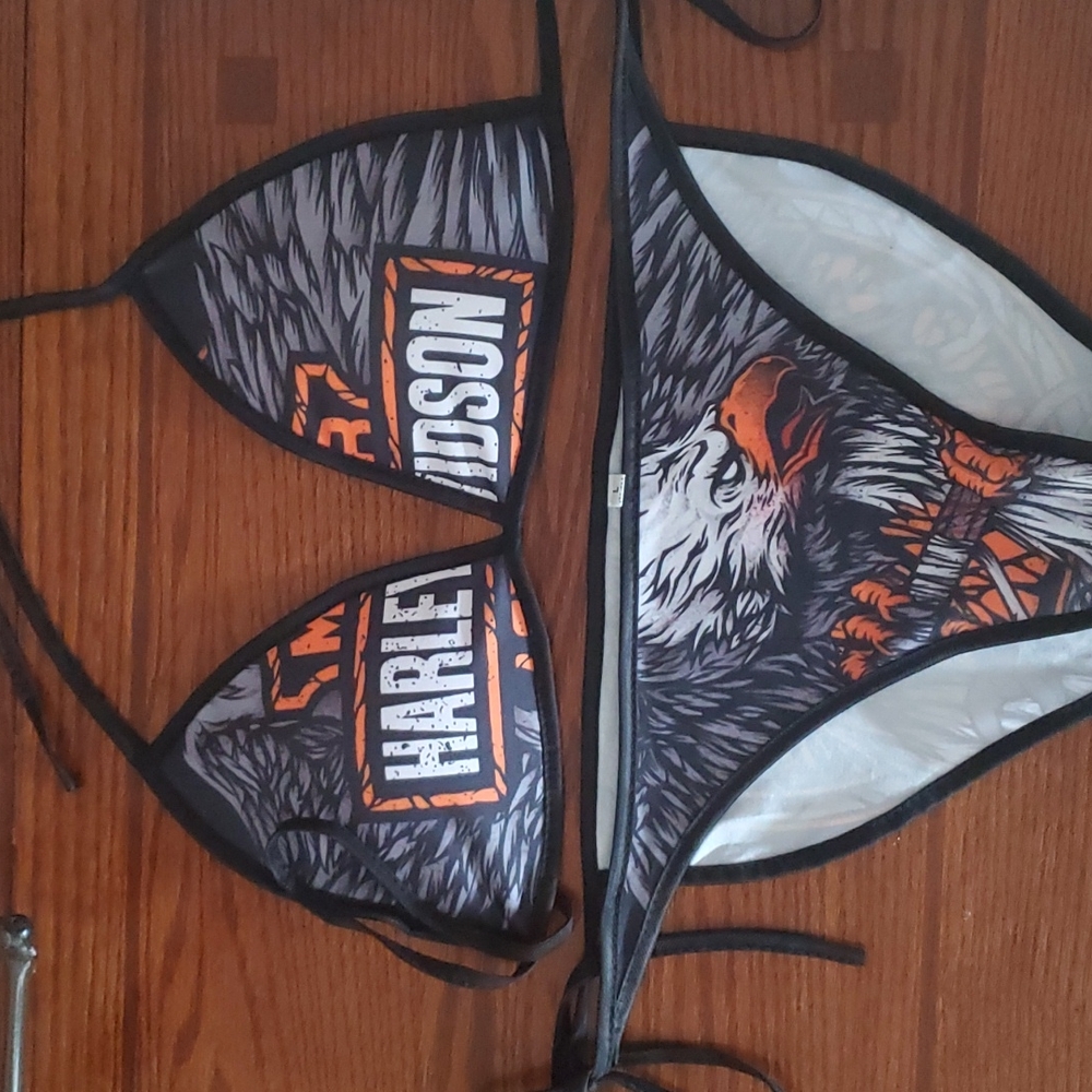 Harley Davidson lookalike bikini